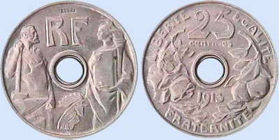 Concours 25 Centimes essai PROUVE Grand Module